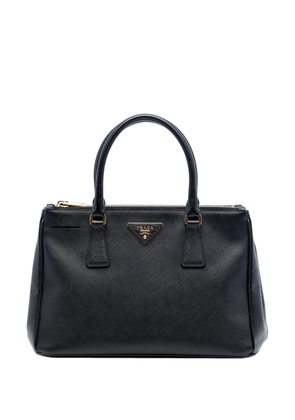 Prada Pre-Owned 2010-2026 Medium Saffiano Lux Galleria Double Zip satchel - Black