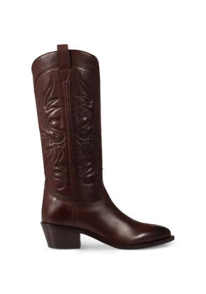 Sartore leather western-style boots - Brown