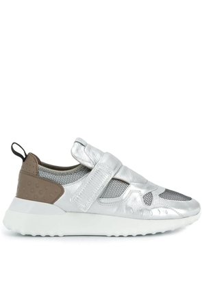 Tod's mesh panel sneakers - Silver