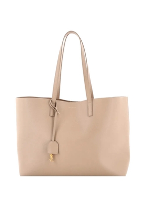 Saint Laurent Pre-Owned Shopper Leather Large tote bag - Neutrals