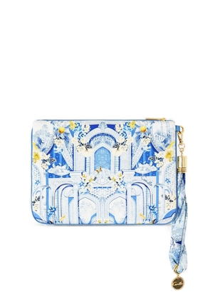 Camilla De nada granada clutch bag - White