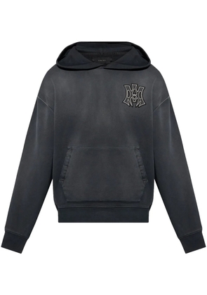 AMIRI logo-embroidered hoodie - Black