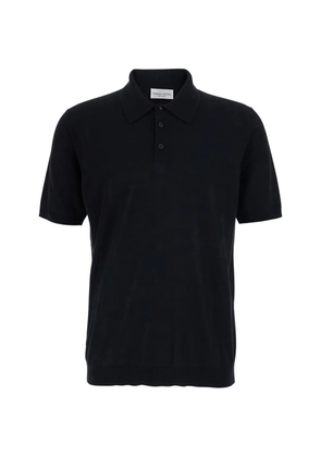 Roberto Collina short-sleeved polo shirt - Black