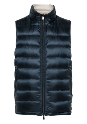 Herno reversible gilet - Blue