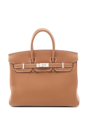 Hermès Pre-Owned 2024 25 Birkin textured tote bag - Brown