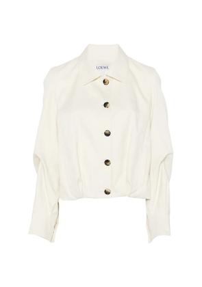 LOEWE button-fastening jacket - Neutrals