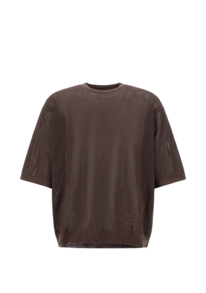 Herno crew-neck T-shirt - Brown