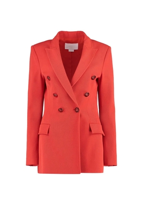 Genny double-breasted blazer - Red