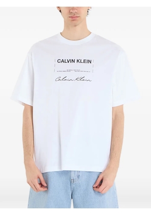 Calvin Klein graphic-print T-shirt - White