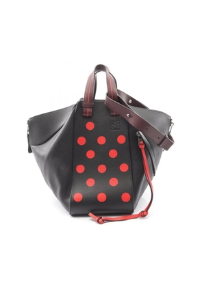 Loewe Pre-Owned 2000s polka dot leather tote bag - Black