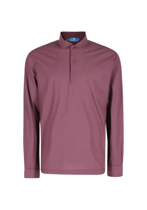 Kired long-sleeves polo shirt - Purple