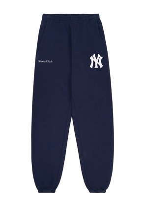 Sporty & Rich logo-embroidered track pants - Blue
