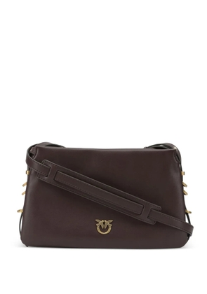 PINKO logo-embellishment crossbody bag - Brown