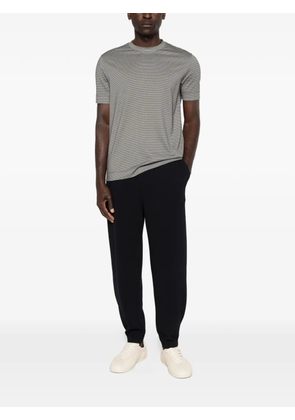 Emporio Armani patterned trousers - Blue