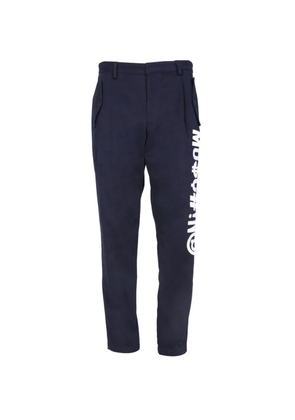 Moschino symbols logo trousers - Blue