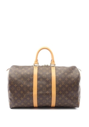 Louis Vuitton Pre-Owned 2001 45 Keepall monogram-pattern holdall - Brown