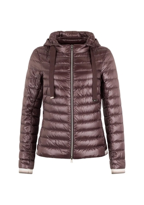 Herno quilted hooded jacket - Brown