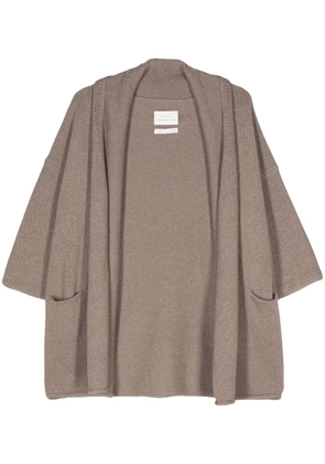 Lauren Manoogian chunky-knit cotton cardigan - Brown