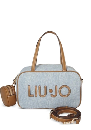 LIU JO top handle leather bag - Blue