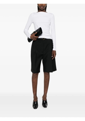 Max Mara boat-neck top - White