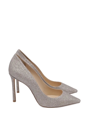 Jimmy Choo Pre-Owned Romy pointed toe pumps - Silver