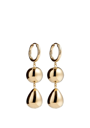 LIE STUDIO The Catherine hoop earrings - Gold