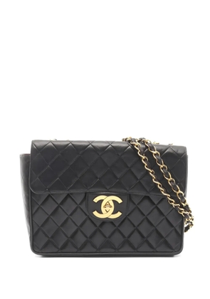 CHANEL Pre-Owned 1994-1996 Decamatlassé quilted shoulder bag - Black