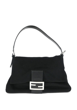 Fendi Pre-Owned 2009 Mama Baguette buckle leather shoulder bag - Black