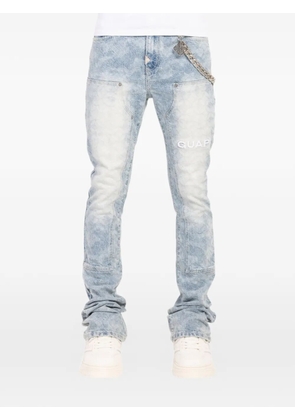 GUAPI Sashiko appliqué jeans - Blue