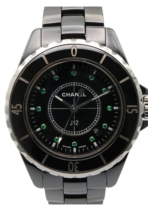 CHANEL Pre-Owned 2010s J12 10th Anniversary 33mm watch - Black