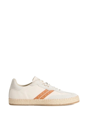 Woolrich Doubleu suede-detail sneakers - Neutrals