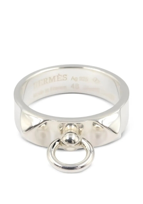Hermès Pre-Owned 1990s Collier de Chien ring - Silver