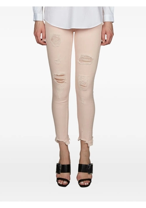 DONDUP Monroe distressed frayed jeans - Pink