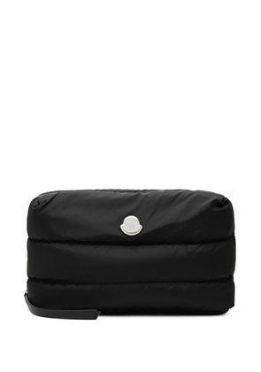 Moncler quilted beauty case - Black