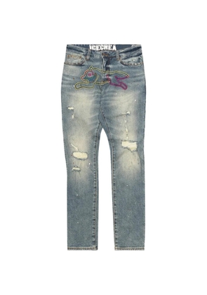 ICECREAM distressed five-pockets jeans - Blue