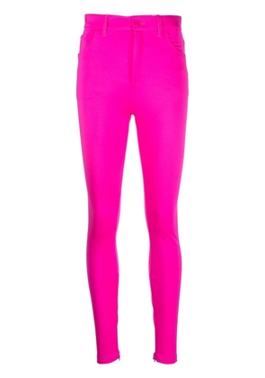 Balenciaga Satin Stretch high-waisted leggings - Pink