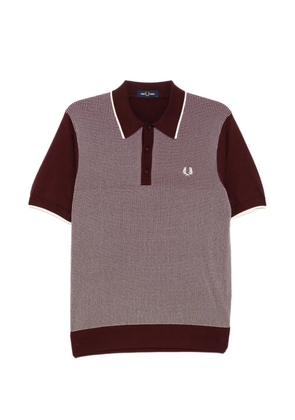 Fred Perry tonic waffle polo shirt
