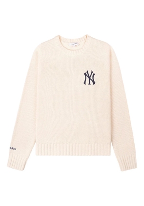 Sporty & Rich embroidered-logo sweater - Neutrals