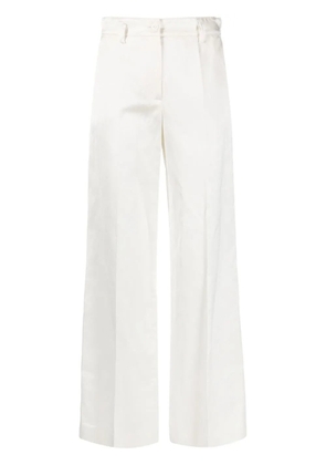 P.A.R.O.S.H. Rasone satin trousers - White