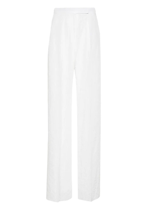 Max Mara Laringe high-waist straight-leg trousers - White