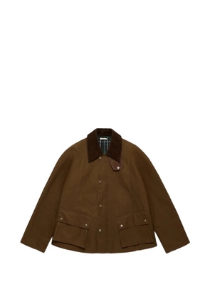 JW Anderson button corduroy-collar jacket - Brown