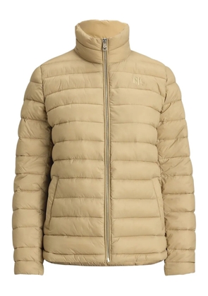 Lauren Ralph Lauren zip quilted puffer jacket - Neutrals