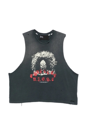 PALY HOLLYWOOD distressed graphic T-shirt - Black