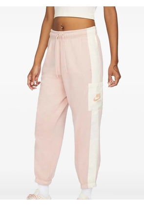 Nike Fleece colour-block track pants - Pink