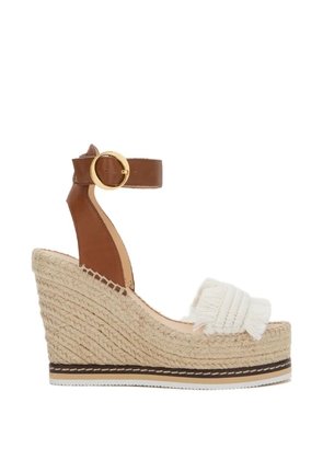 Odissì Lily high-wedge espadrilles - Brown