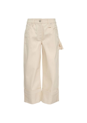 Simone Rocha bow straight jeans - Neutrals