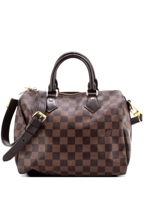 Louis Vuitton Pre-Owned Speedy Bandouliere Bag Damier 25 satchel - Brown