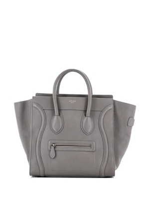 Celine Pre-Owned Luggage Bag Grainy Leather Mini tote bag - Grey