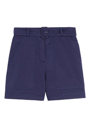 Weekend Max Mara belted tailored shorts - Blue