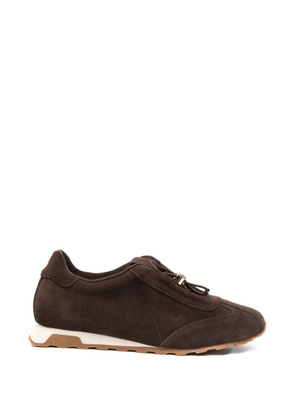 ADRIANNA FERETTI suede sneakers - Brown